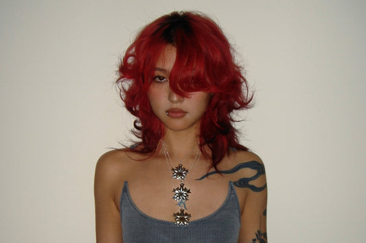 FFlower Charm Necklace